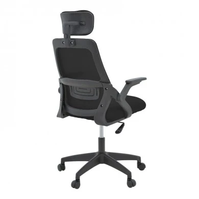 Office chair Peja pakoworld fabric mesh black 58x60x107-117cm