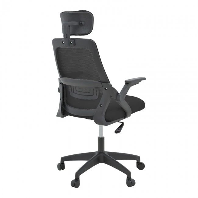 Office chair Peja pakoworld fabric mesh black 58x60x107-117cm