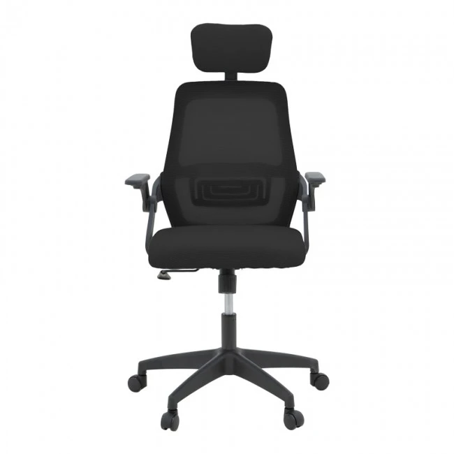 Office chair Peja pakoworld fabric mesh black 58x60x107-117cm