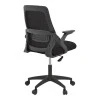 Office chair Reji pakoworld fabric mesh black 58x60x89-99cm