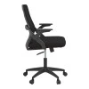 Office chair Reji pakoworld fabric mesh black 58x60x89-99cm