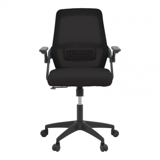 Office chair Reji pakoworld fabric mesh black 58x60x89-99cm