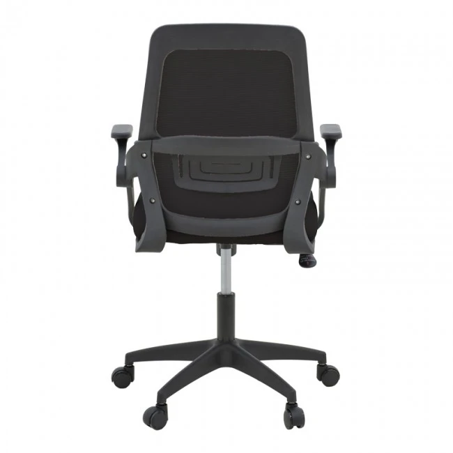 Office chair Reji pakoworld fabric mesh black 58x60x89-99cm