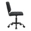 Office chair Sedia pakoworld pu black 50x50x75-85cm