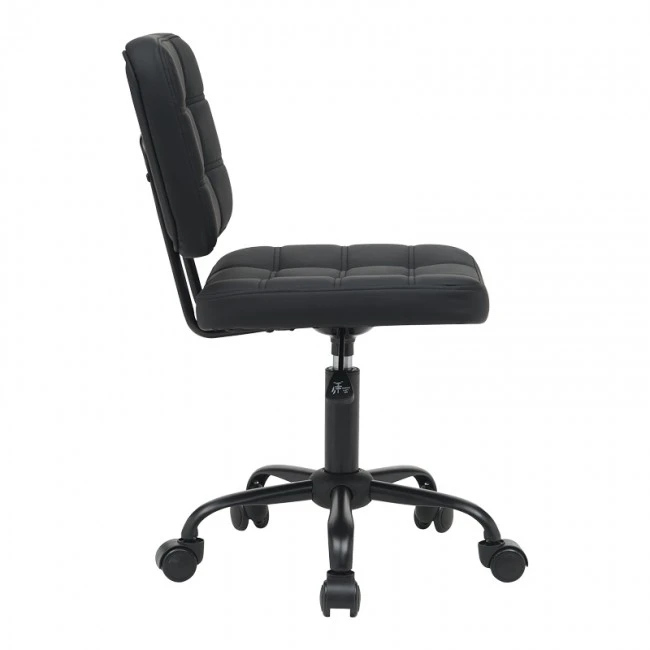 Office chair Sedia pakoworld pu black 50x50x75-85cm