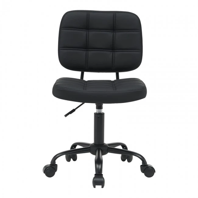 Office chair Sedia pakoworld pu black 50x50x75-85cm