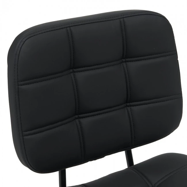 Office chair Sedia pakoworld pu black 50x50x75-85cm