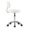 Mafeshi pakoworld pu office-work chair on wheels in white shade 45x44x70-82cm