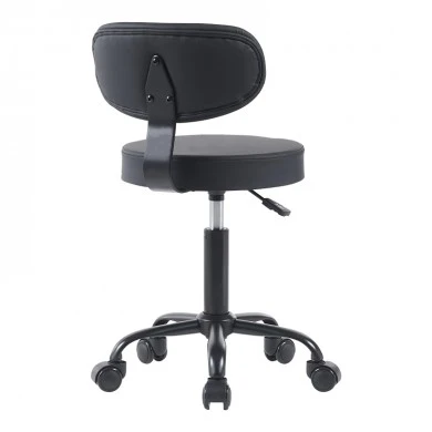 Mafeshi pakoworld pu office-work chair on wheels in black shade 45x44x70-82cm