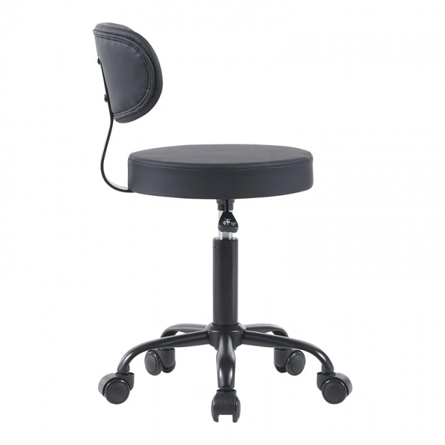 Mafeshi pakoworld pu office-work chair on wheels in black shade 45x44x70-82cm