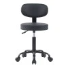 Mafeshi pakoworld pu office-work chair on wheels in black shade 45x44x70-82cm
