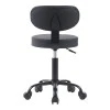 Mafeshi pakoworld pu office-work chair on wheels in black shade 45x44x70-82cm
