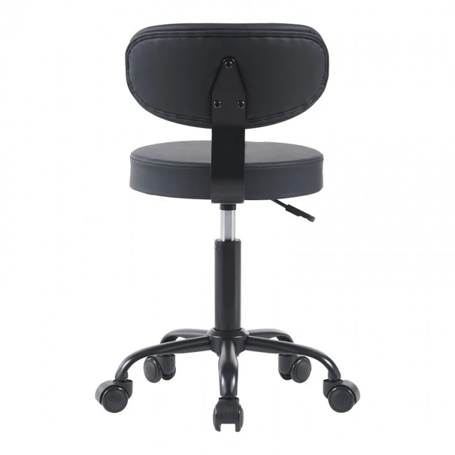 Mafeshi pakoworld pu office-work chair on wheels in black shade 45x44x70-82cm
