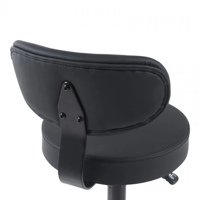 Mafeshi pakoworld pu office-work chair on wheels in black shade 45x44x70-82cm