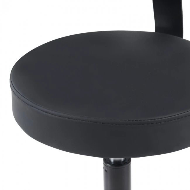 Mafeshi pakoworld pu office-work chair on wheels in black shade 45x44x70-82cm