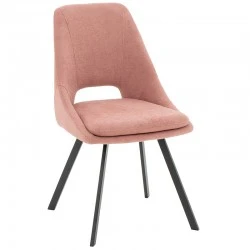 Chair Initiate pakoworld  fabric rotten apple-leg black