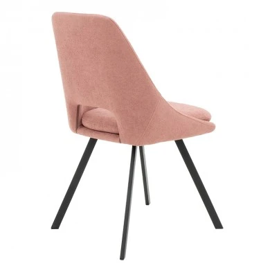 Καρέκλα Initiate pakoworld ύφασμα σάπιο μήλο-πόδι μαύρο