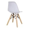 Julita chair for children pakoworld PP white pp and natural beech wood 35x31x57.5cm