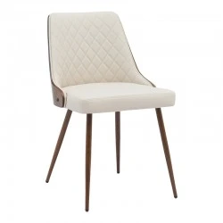 Καρέκλα Korome pakoworld μπεζ pu-πόδι καρυδί μέταλλο 50x58.5x78εκ Καρέκλα Korome pakoworld μπεζ pu-πόδι καρυδί μέταλλο 50x58.5x78εκ