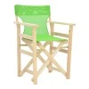Kompa pakoworld director&#039;s chair  inpainted wood color solid beech wood and green fabric
