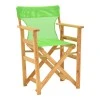 Kompa pakoworld director&#039;s chair natural color solid beech wood and green fabric