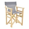Director&#039;s armchair frame Kompa pakoworld solid beech wood inpainted wood color 56.5x54x88cm
