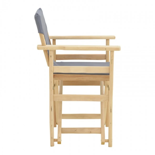 Director&#039;s armchair frame Kompa pakoworld solid beech wood inpainted wood color 56.5x54x88cm