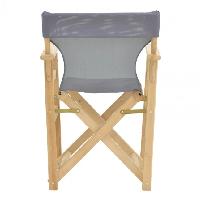 Director&#039;s armchair frame Kompa pakoworld solid beech wood inpainted wood color 56.5x54x88cm
