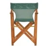 Kompa pakoworld director&#039;s chair, solid beech wood, walnut - Nexus green fabric