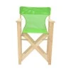 Kompa pakoworld director&#039;s chair  inpainted wood color solid beech wood and green fabric