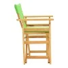 Kompa pakoworld director&#039;s chair natural color solid beech wood and green fabric