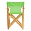 Kompa pakoworld director&#039;s chair natural color solid beech wood and green fabric