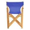 Kompa pakoworld director&#039;s chair natural color solid beech wood and blue fabric
