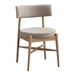 Καρέκλα Raudi pakoworld rubberwood σε φυσική-μπεζ απόχρωση 45.5x45.5x81εκ Καρέκλα Raudi pakoworld rubberwood σε φυσική-μπεζ απόχρωση 45.5x45.5x81εκ