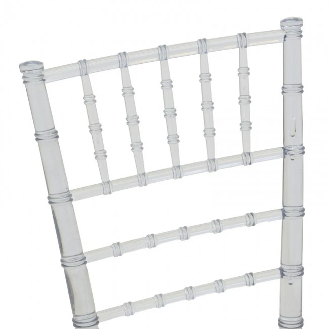 Tiffany chair pakoworld with cushion transparent pc 38x38.5x88cm