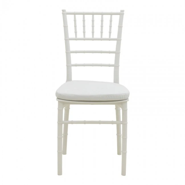 Tiffany chair pakoworld with cushion transparent pc 40x40x88cm