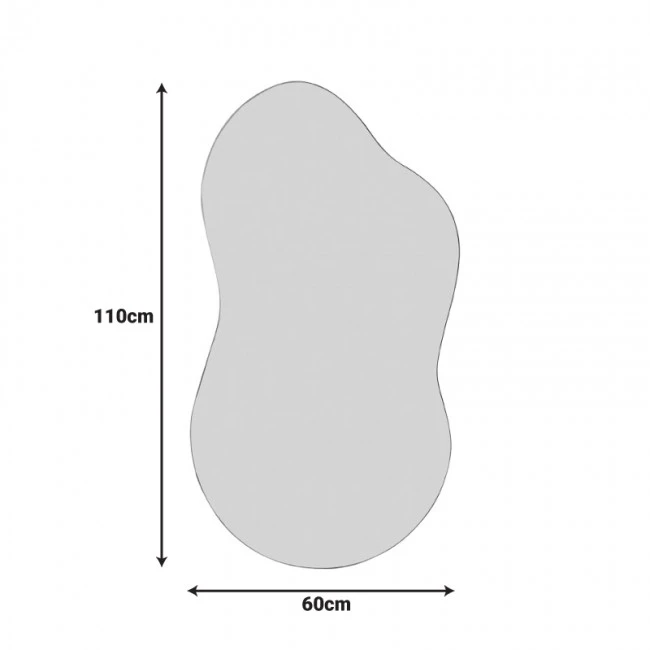 Amaya pakoworld Mirror 60x1x110cm