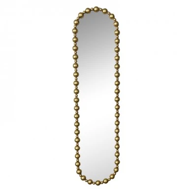 Mirror Baris Inart gold metallic 40x4.5x160cm
