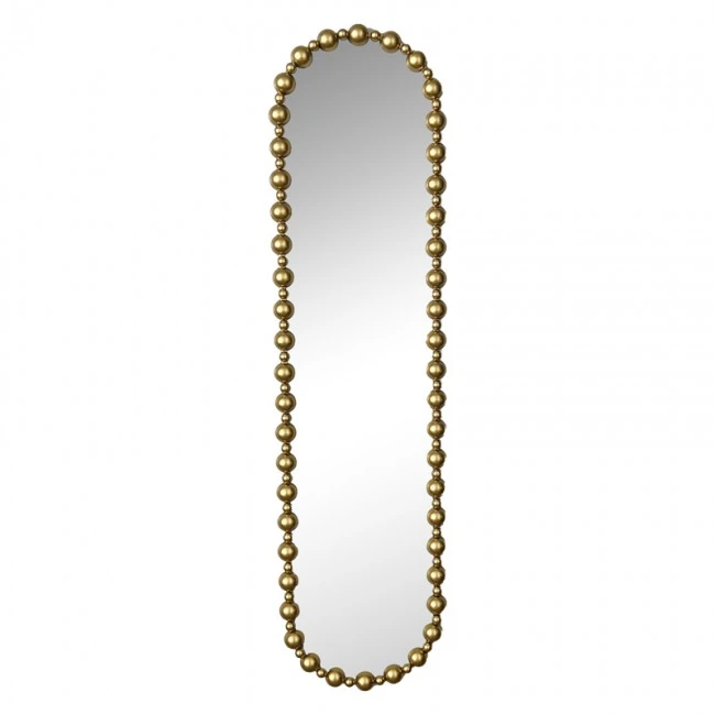 Mirror Baris Inart gold metallic 40x4.5x160cm