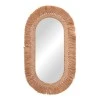 Bohnile Inart sisal mirror in natural color 70x4x120cm