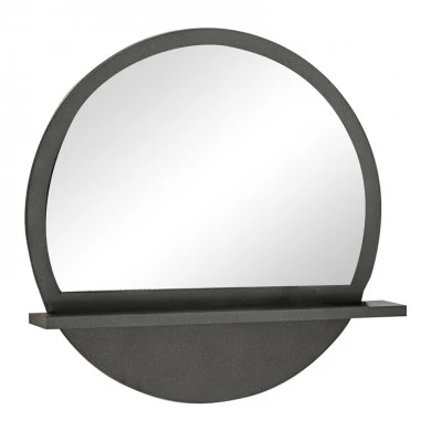 Breda pakoworld melamine mirror in anthracite shade 49x6x49cm