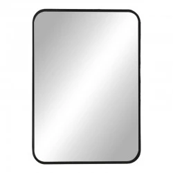 Mirror Classy pakoworld black aluminum 50x2.5x80cm