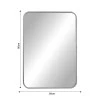 Mirror Classy Inart gold aluminum 50x2.5x80cm