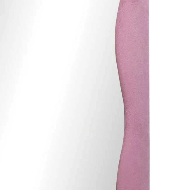 Καθρέπτης δαπέδου Lezour pakoworld βελούδο σε σάπιο μήλο απόχρωση 50x5x170εκ