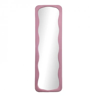 Lezour pakoworld velvet floor mirror in rotten apple shade 50x5x170cm