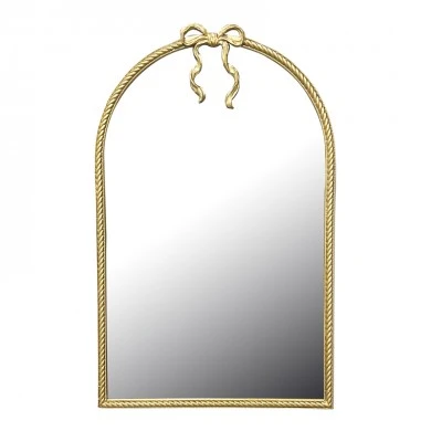 Mirror Frensia Inart wood in gold color 58x3x93cm
