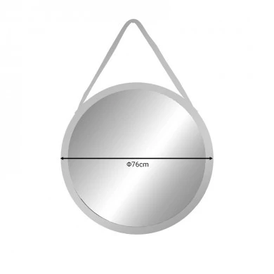 Hanging mirror Hangie Inart gold-black pp D76x3cm