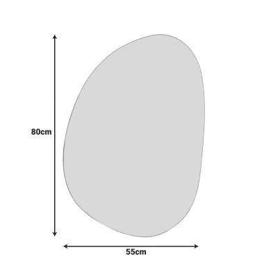 Listro pakoworld Mirror 55x1x80cm