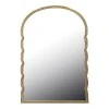 Mirror Megike Inart wood in gold color 60x2x90cm