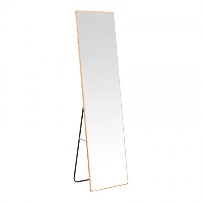 Moira pakoworld aluminum mirror in gold shade 40x28x150cm